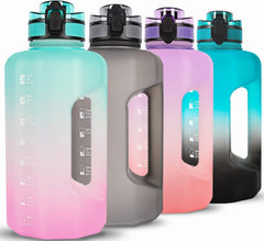 Sports Water Bottle 2.2L BPA Free Leak Proof Big Drinking Jug for Camping Workouts