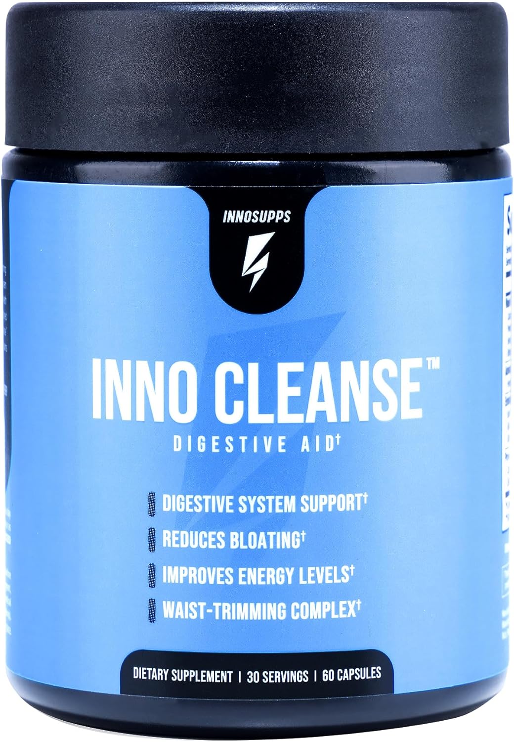 InnoSupps Inno Cleanse - Waist Trimming Complex | Digestive System Support & Aid | Reduced Bloating | Improves Energy Levels | Gluten Free, Vegan Friendly